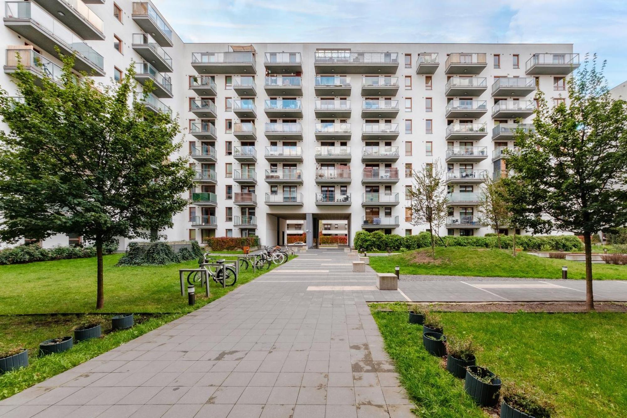 Studio Wola Apartament Kasprzaka - Wifi + Smart Tv Warschau Exterior foto
